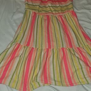 Cat And Jack Dress Striped Spring Summer Small 6 6x
